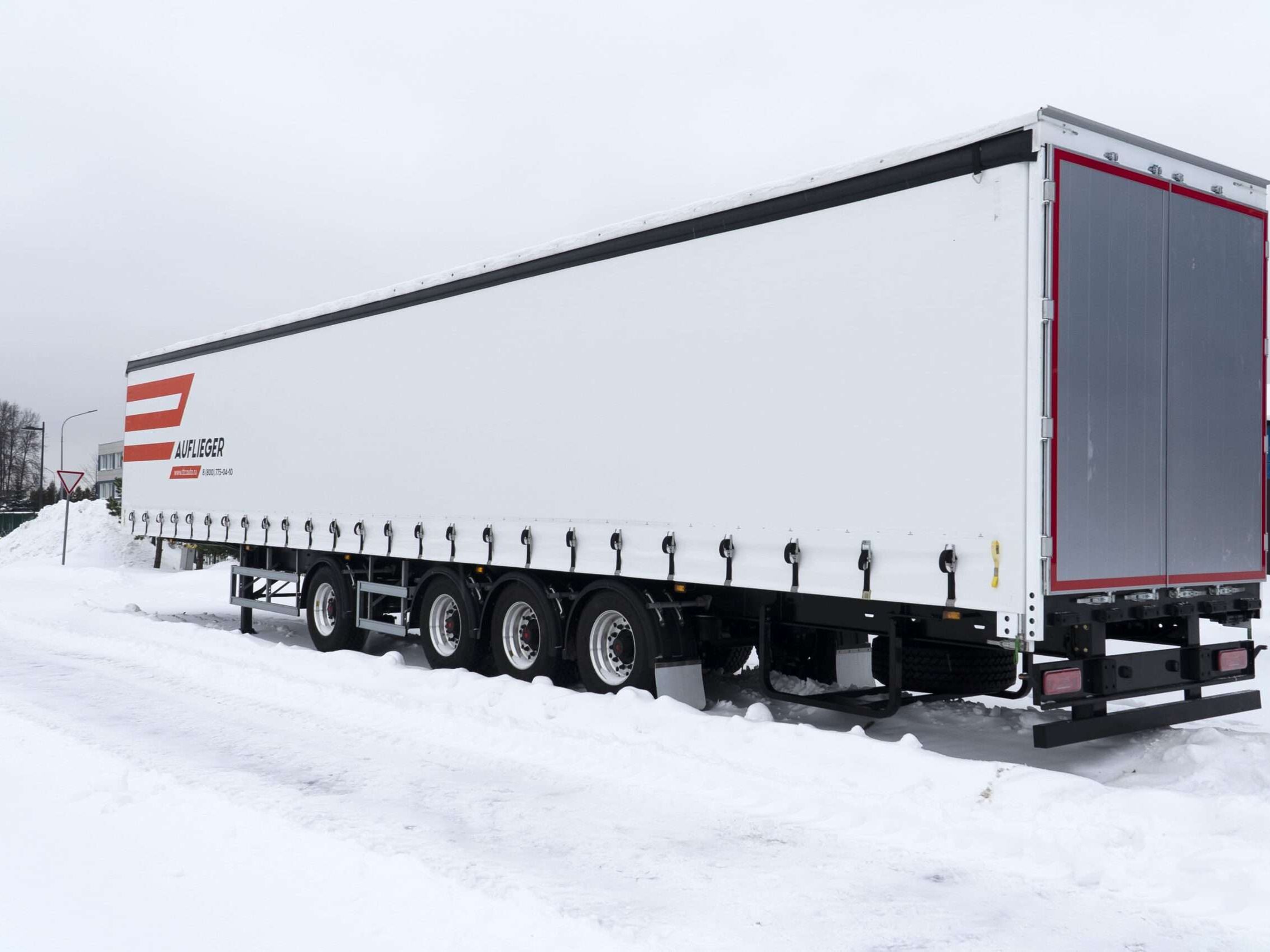 НОВАЯ СТОЯНКА ПОЛУПРИЦЕПОВ AUFLIEGER! ОБЗОР ТЕХНИКИ