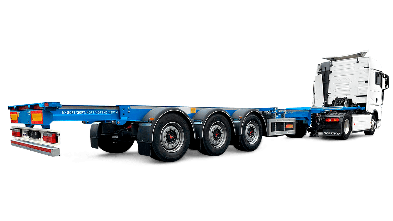 Контейнеровоз раздвижной Auflieger SY TF08